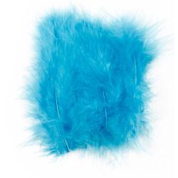 Plumón, medidas 5-12 cm, turquesa, 15 ud/ 1 paquete