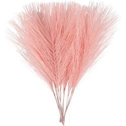 Plumas artificiales, L. 15 cm, A: 8 cm, rojo claro, 10 ud/ 1 paquete