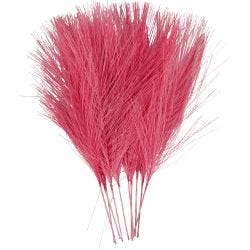 Plumas artificiales, L. 15 cm, A: 8 cm, rosa, 10 ud/ 1 paquete