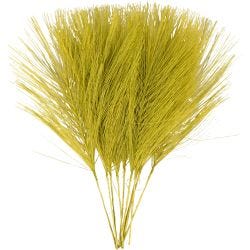 Plumas artificiales, L. 15 cm, A: 8 cm, verde, 10 ud/ 1 paquete
