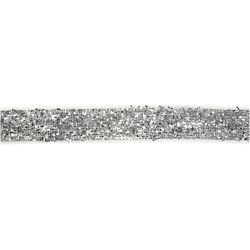 Cinta decorativa, A: 10 mm, plata, 5 m/ 1 rollo