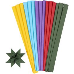 Tiras de papel para estrellas