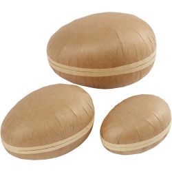 Huevo de dos piezas, L. 12+15+18 cm, 3 ud/ 1 paquete