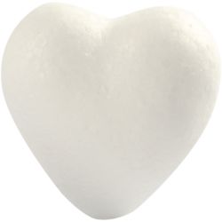 Corazones de poliestireno