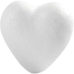 Corazones de poliestireno