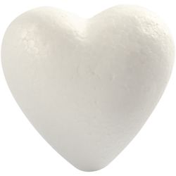 Corazones de poliestireno