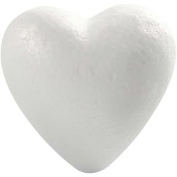 Corazones de poliestireno