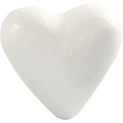 Corazones de poliestireno