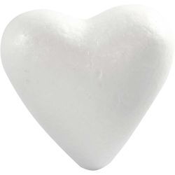 Corazones de poliestireno