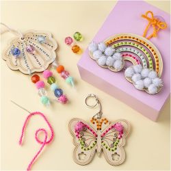 Forma de madera con agujeros