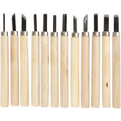 Set de carvado de sellos, 12 ud/ 1 paquete