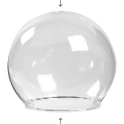 Bola colgante de cristal sin base