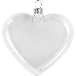 Corazón de cristal plano