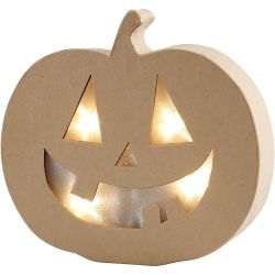 Calabaza con luz