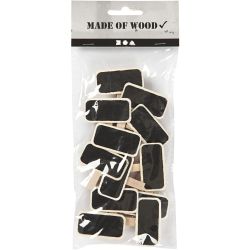 Pinza de ropa con mini pizarra