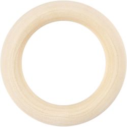 Anilla de madera, dia 55 mm, 6 ud/ 1 paquete
