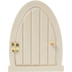 Puerta con bisagras