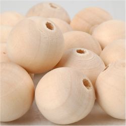 cuentas de madera