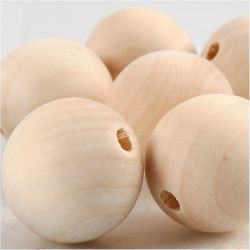 cuentas de madera