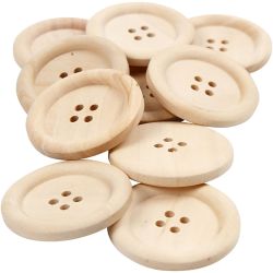 Botones de madera