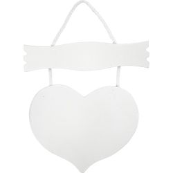 Corazón con letrero