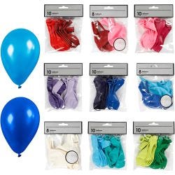 Globos, surtido de colores, 30 paquete/ 1 paquete