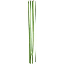 Alambre de tallo floral, 30 cm, 2 mm, verde, 20ud/ 1 paquete