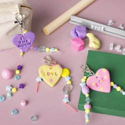 Cuentas de pl&aacute;stico, dia 5-35 mm, medida agujero 1-8 mm, ca. 900 ud, surtido de colores, 700 ml/ 1 bote