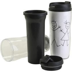 Taza termo con tapa