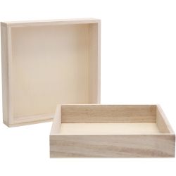 Marcos de madera con borde
