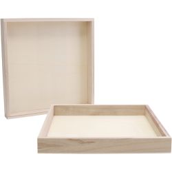 Marcos de madera con borde