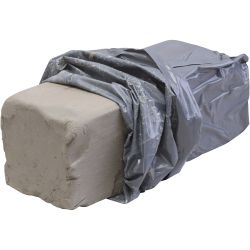 Arcilla de gres de combustión blanca