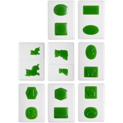 Moldes de plástico, 16 ud/ 1 paquete