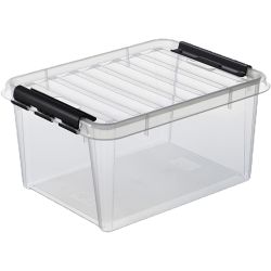 Caja de almacenaje con tapa
