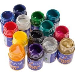 Pintura para cerámica y porcelana 