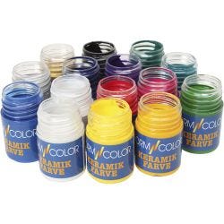 Pintura para cerámica y porcelana 