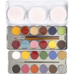 Pintura Facial a Base de Agua, surtido de colores, 24 color/ 1 set