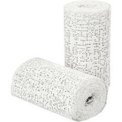 Gasa de yeso, L. 2,7 M, A: 10 cm, blanco, 2 rollo/ 1 paquete