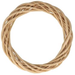 Corona de mimbre para decorar