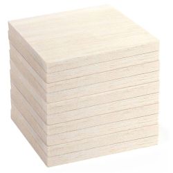 Juego de láminas de madera balsa para hilorama