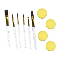 Kit de pintura facial y accesorios