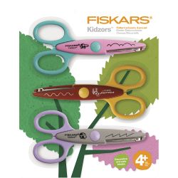 Fiskars Kidzors Surtido de Tijeras de Bordes