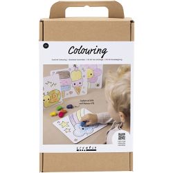 Kit de manualidades Colores, Tablero de dibujo, colores estándar, 1 paquete