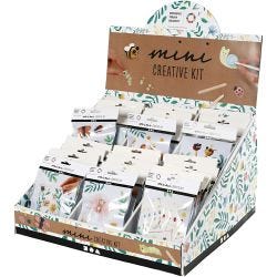 Expositor de mesa con Mini Kit de manualidades