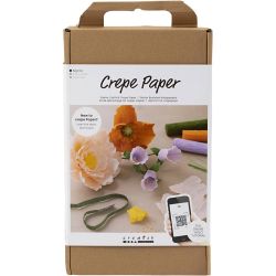 Kit de manualidades para principiantes Papel Crespón