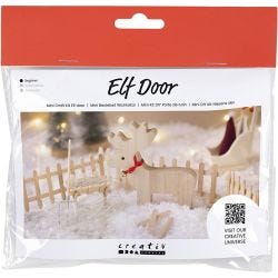 Mini Kit de manualidades Puerta de Elfo, Reno, 1 paquete