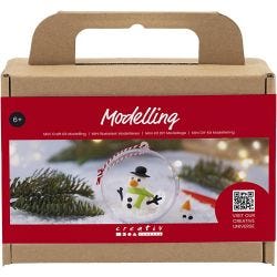 Mini Kit de Manualidades Modelado, Muñeco de nieve, 1 paquete