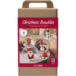 Kit de manualidades Bolas de Navidad, Modelado, 1 paquete