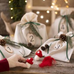 Calendario de Adviento de Fieltro