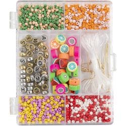 Mix Creativo de Joyería, Mix de frutas, colores fuertes, 1 paquete